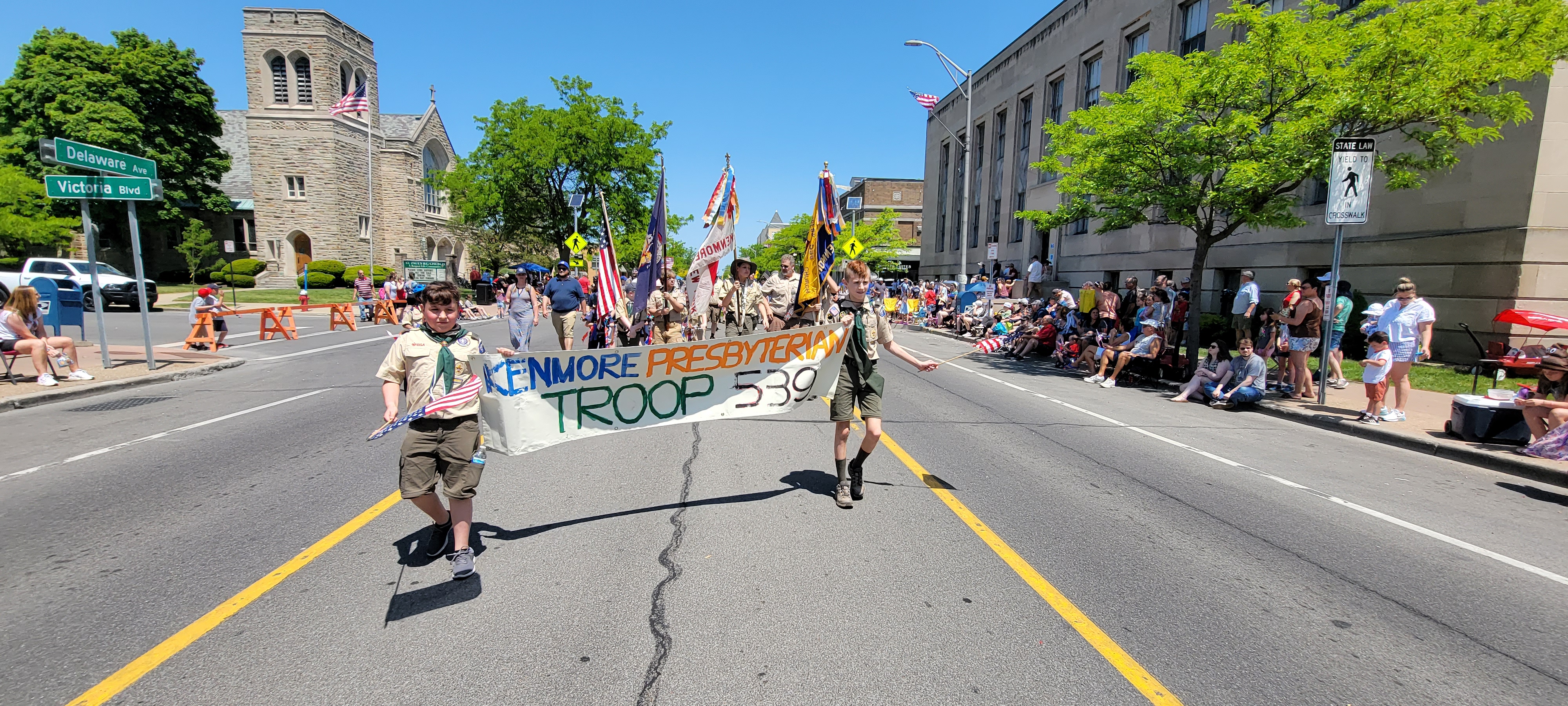 The 2023 Memorial Day Parade, in Town of Tonawanda, New York